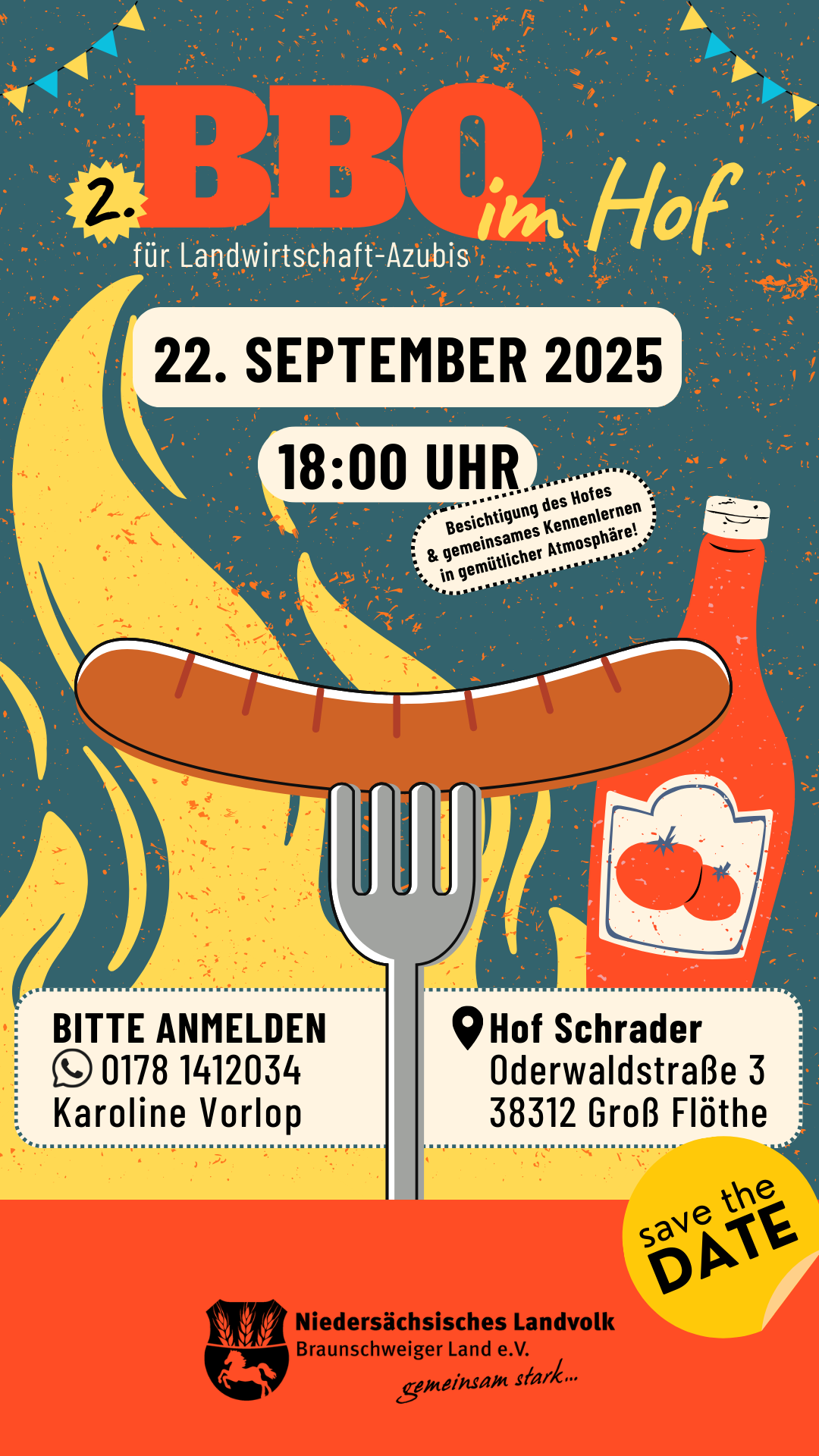 WA Save the date Grillen